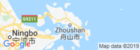 Zhoushan map